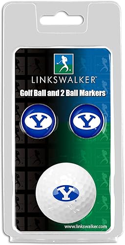 Miniatura 9 de LinksWalker Collegiate ProVictory - Pelota de golf con 2 marcadores de pelota de golf