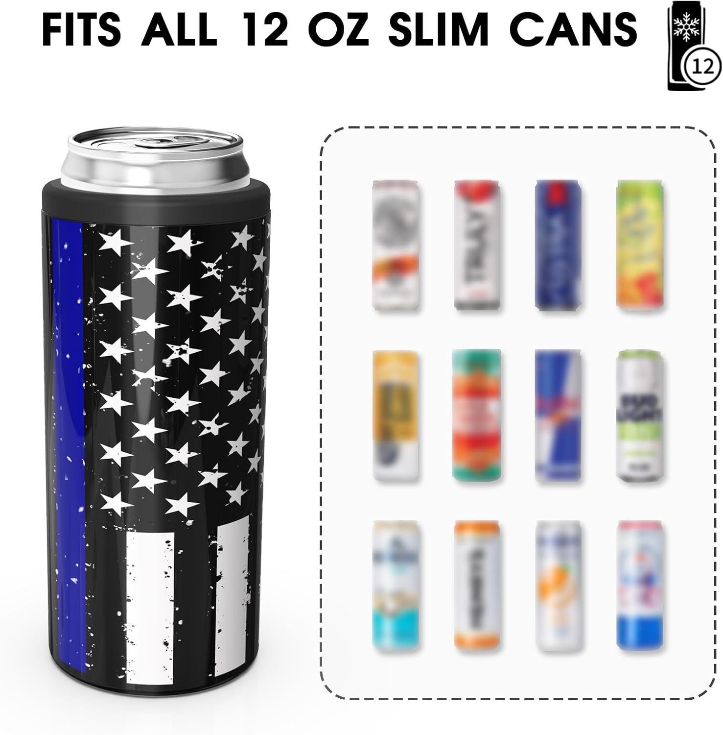 TILUCK Skinny Can Cooler at the Lake
