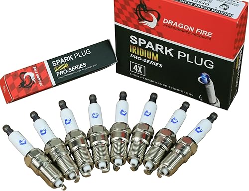 Miniatura 2 de AIP Electronics Dragon Fire Performance Power Pack completo con bujías de iridio y cables de bujía de 13 pulgadas compatibles con Cadillac Chevy y