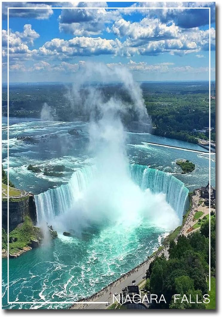 FRIDGE MAGNET Fallsview Tourist Area in Niagara Falls, Ontario, Canada Size 2.5" x 3.5"