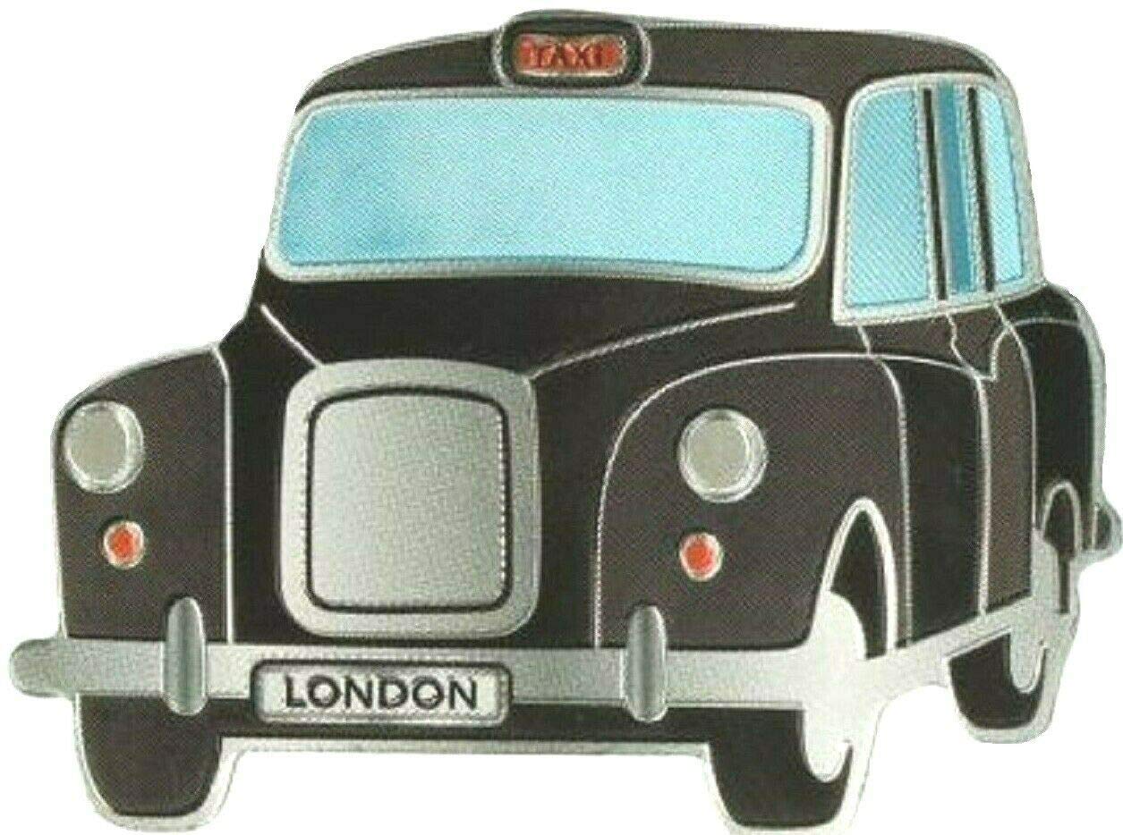 Elgate Black London Souvenir Fridge Magnet Taxi Hackney Cab Gift Uk Gb Pvc England
