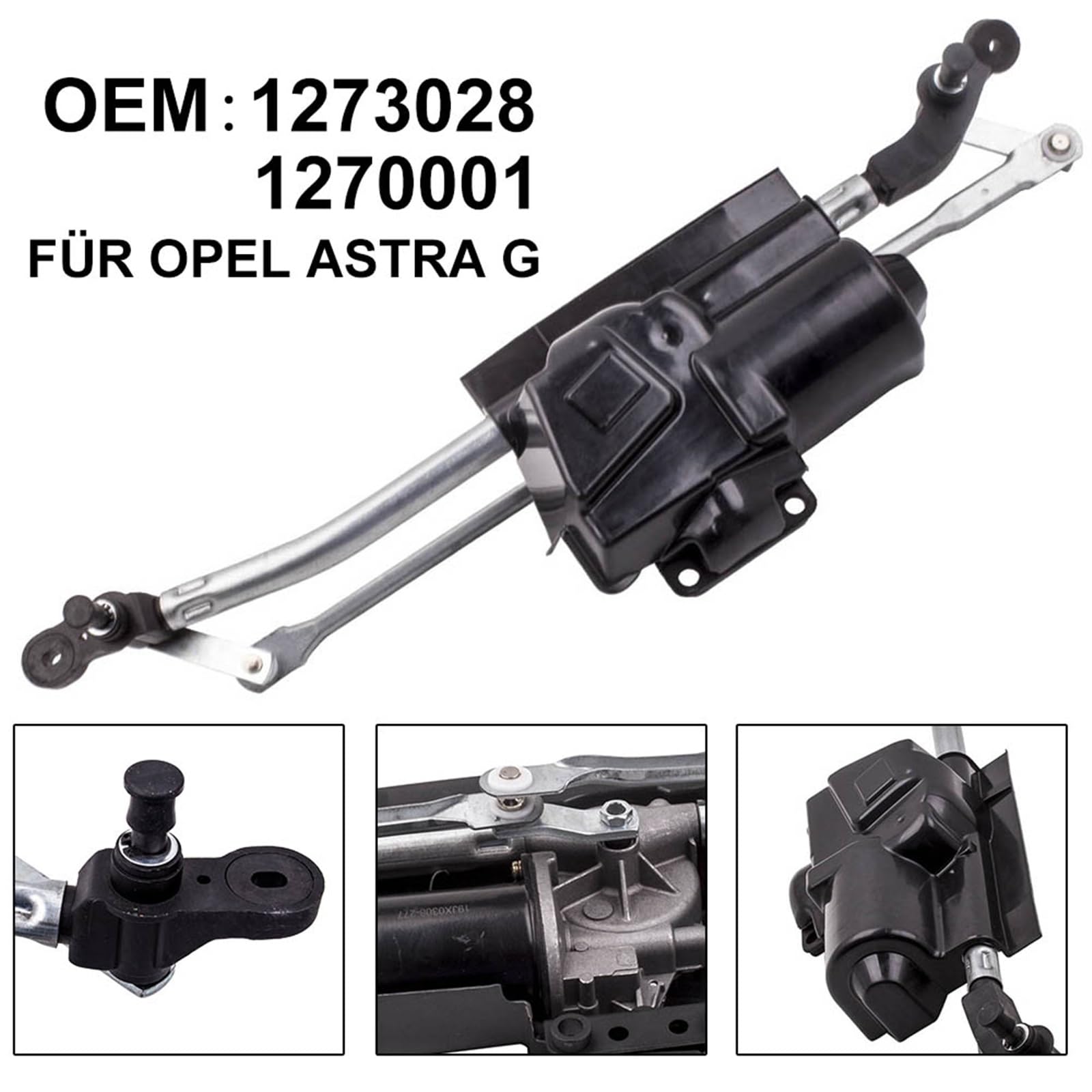12V Przedni Pociąg Wycieraczek Z Silnikiem Lewa Strona Kierownica, dla Opel, Astra G Series 1999-2005 90559551 24450202 1270 001 1273027