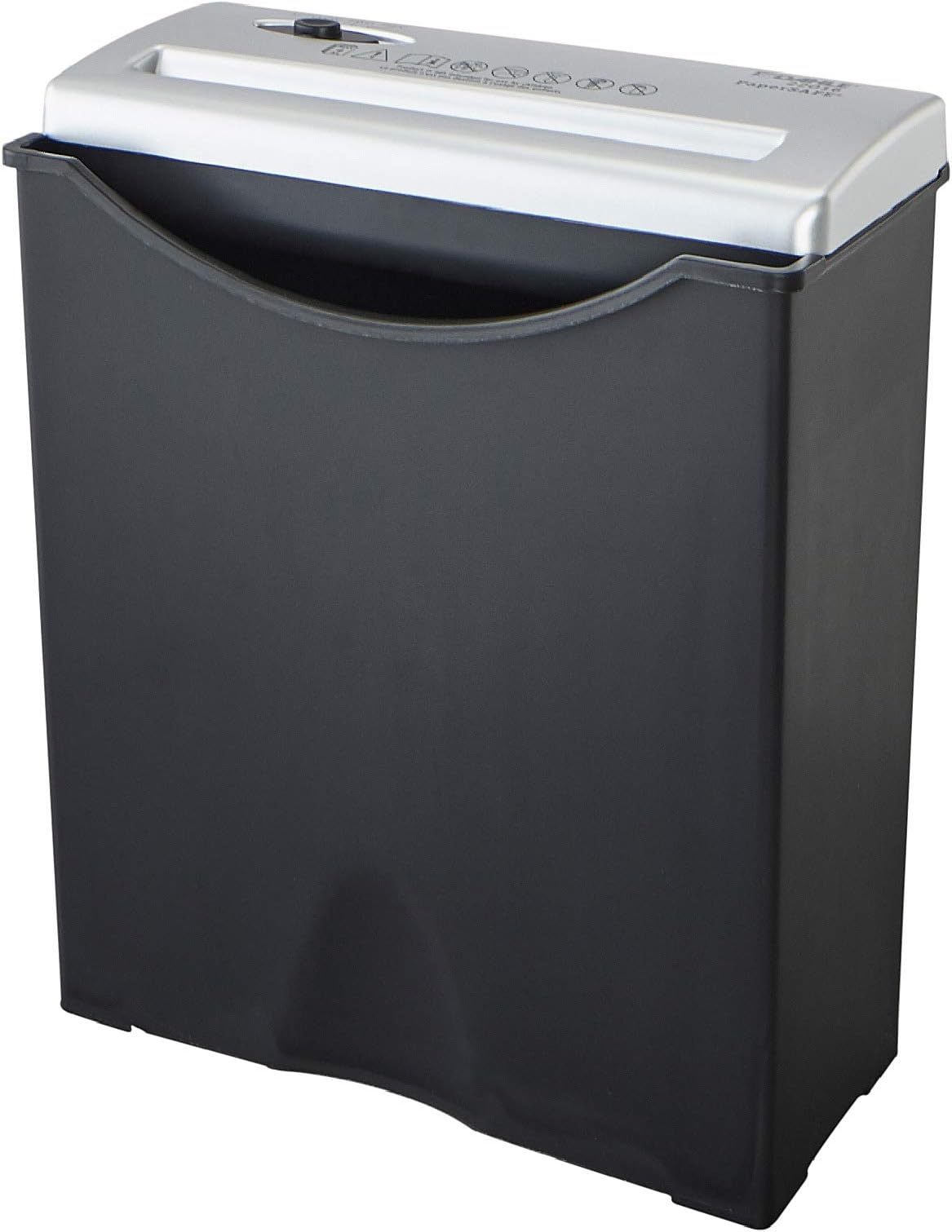 Dahle PaperSAFE 22016 Paper Shredder 4 Sheets Level P-1 Strip Cut 9 litres Black/Silver