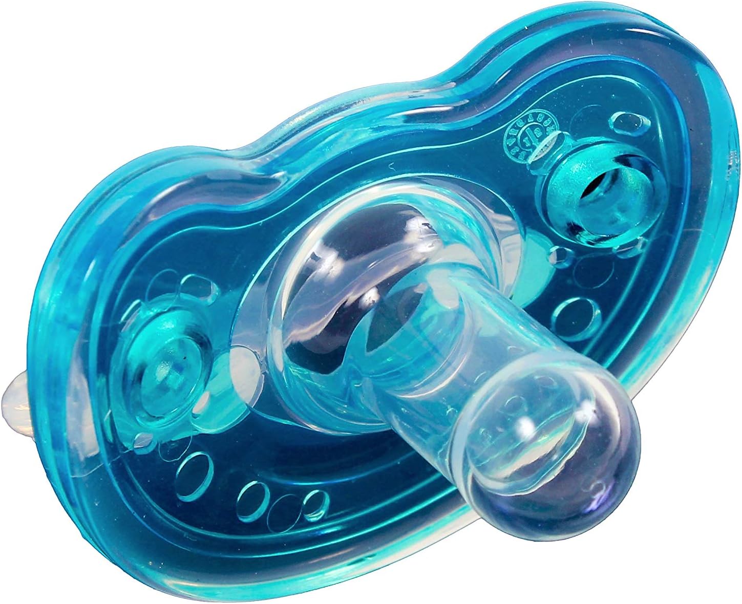 Baby Silicone Pacifier Refuser Soother 2 Count (Blue)