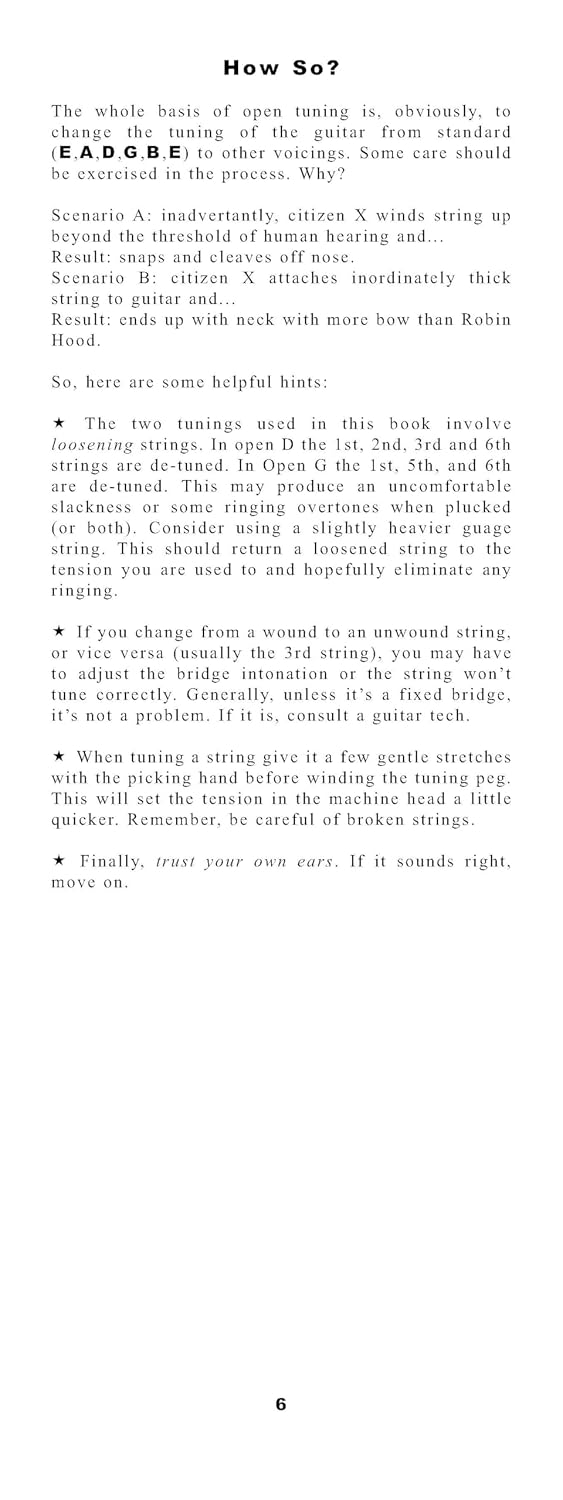 Brendan Gallagher - The Open Tuning Chord Book for Guitar | 312 Chords for Open D and Open G | Guitar Sheet Music | Music Sales America Softcover Songbook for Beginners and Advanced Players image 4