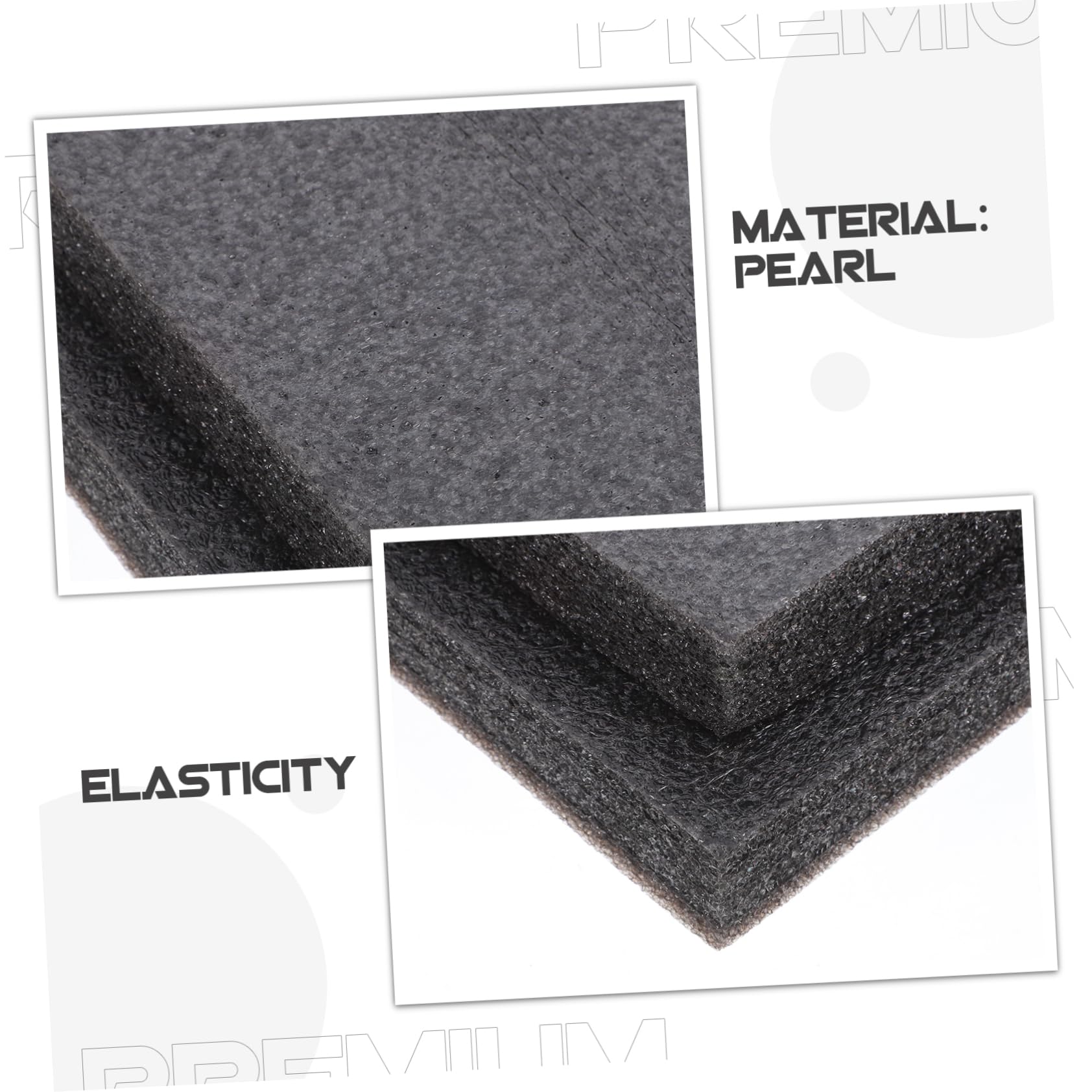 2pièces Mousse Pour Loisirs Créatifs Inserts Emballage Coton Perlé Coussinets De Protection Découpe Facile Utilisation Multiple