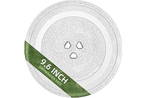 9.6 Inch Small Microwave Glass Plate Replacement for Most Microwave Ovens