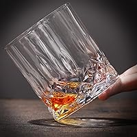 Vista 4 de Yaomiao 16 pack Old Fashioned Whiskey Glasses Bulk 10 oz Bourbon Cocktail Rocks Glasses for Whiskey Bourbon Liquor and Cocktail Drinks Gift