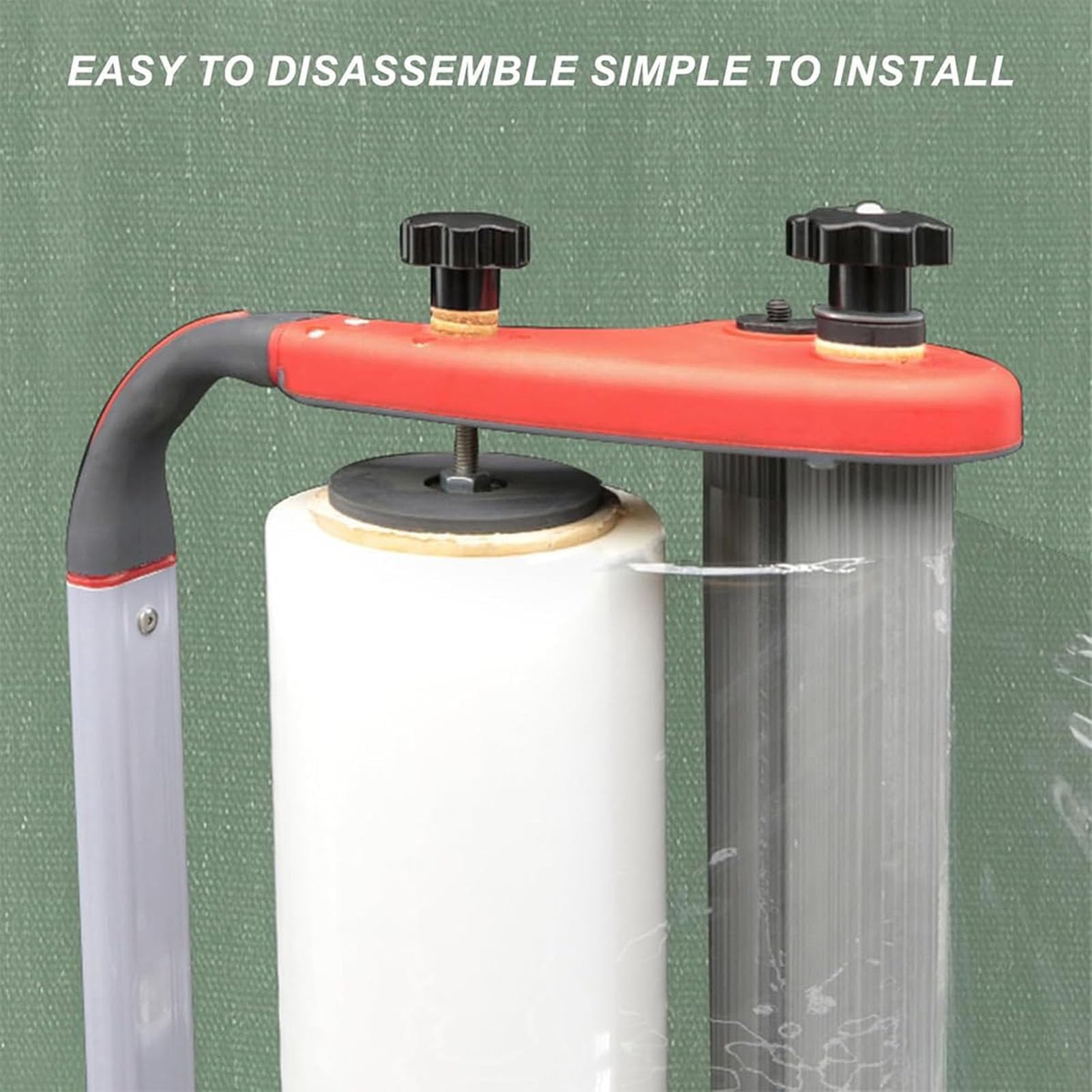 Dispensador de Film Estirable Manual de 500 mm de Ancho - Máximo Diámetro de Film 157 mm para Envolver Alimentos en Restaurantes y Supermercados