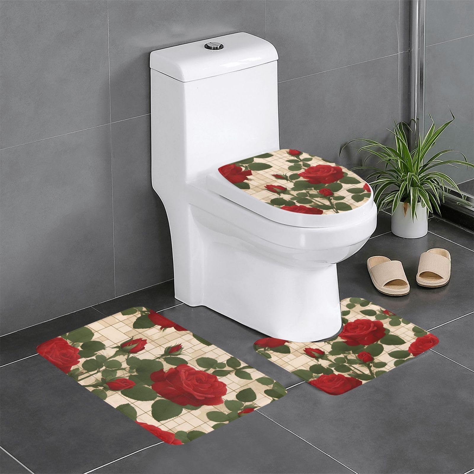 Tapis de salle de bain fleuris pour transformer votre routine beauté matinale