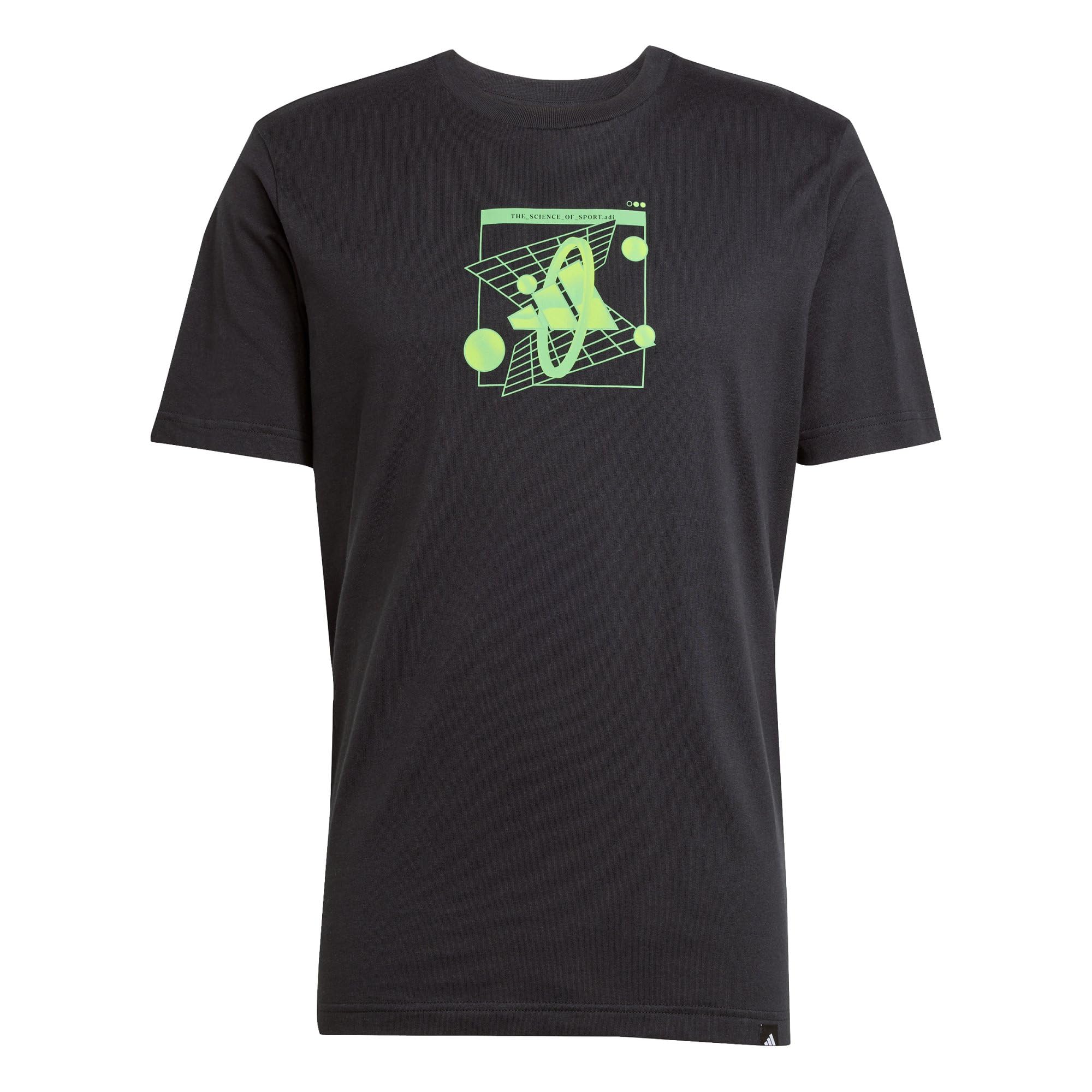 adidas Mens Graphic Logo T-Shirt Retro Black S