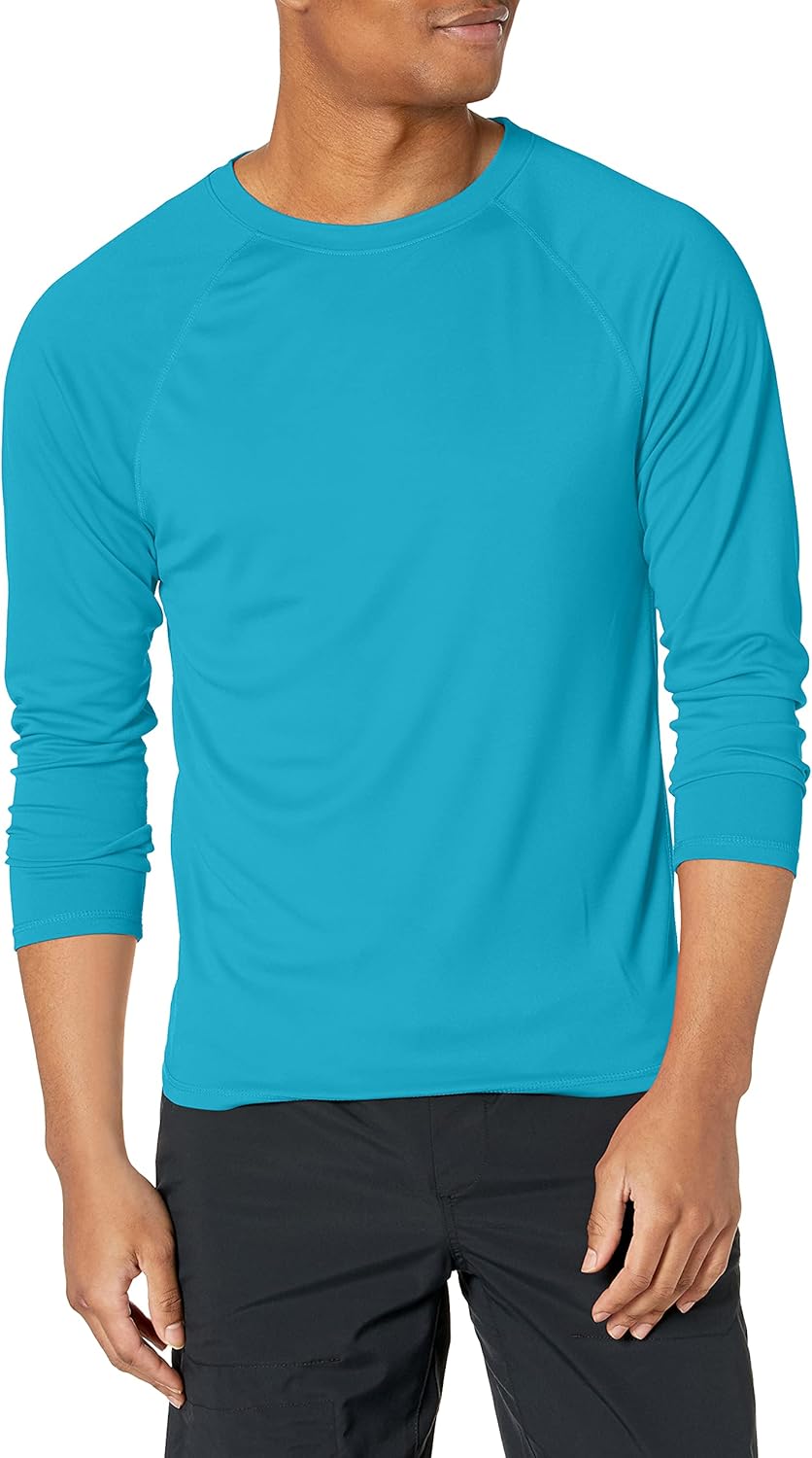 Kanu Surf Men's UPF 50+ Long Sleeve Rashguard Swim Shirt | 