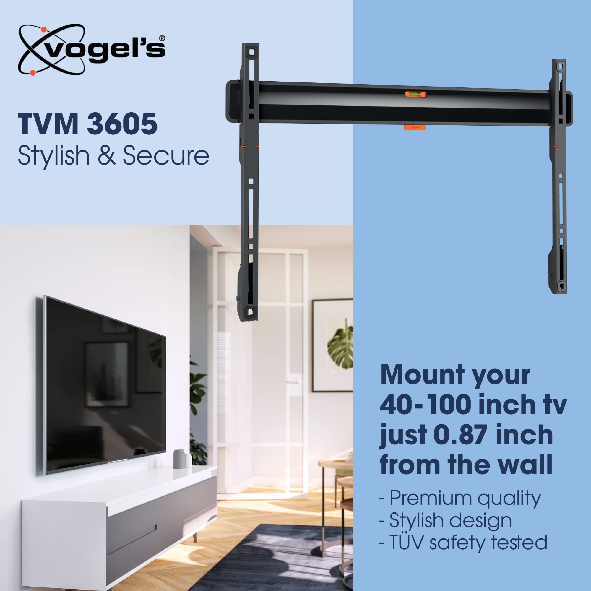 TV Poggiatesta Fissa Vogel's TVM 3605 40-100 Pollici - Dettaglio