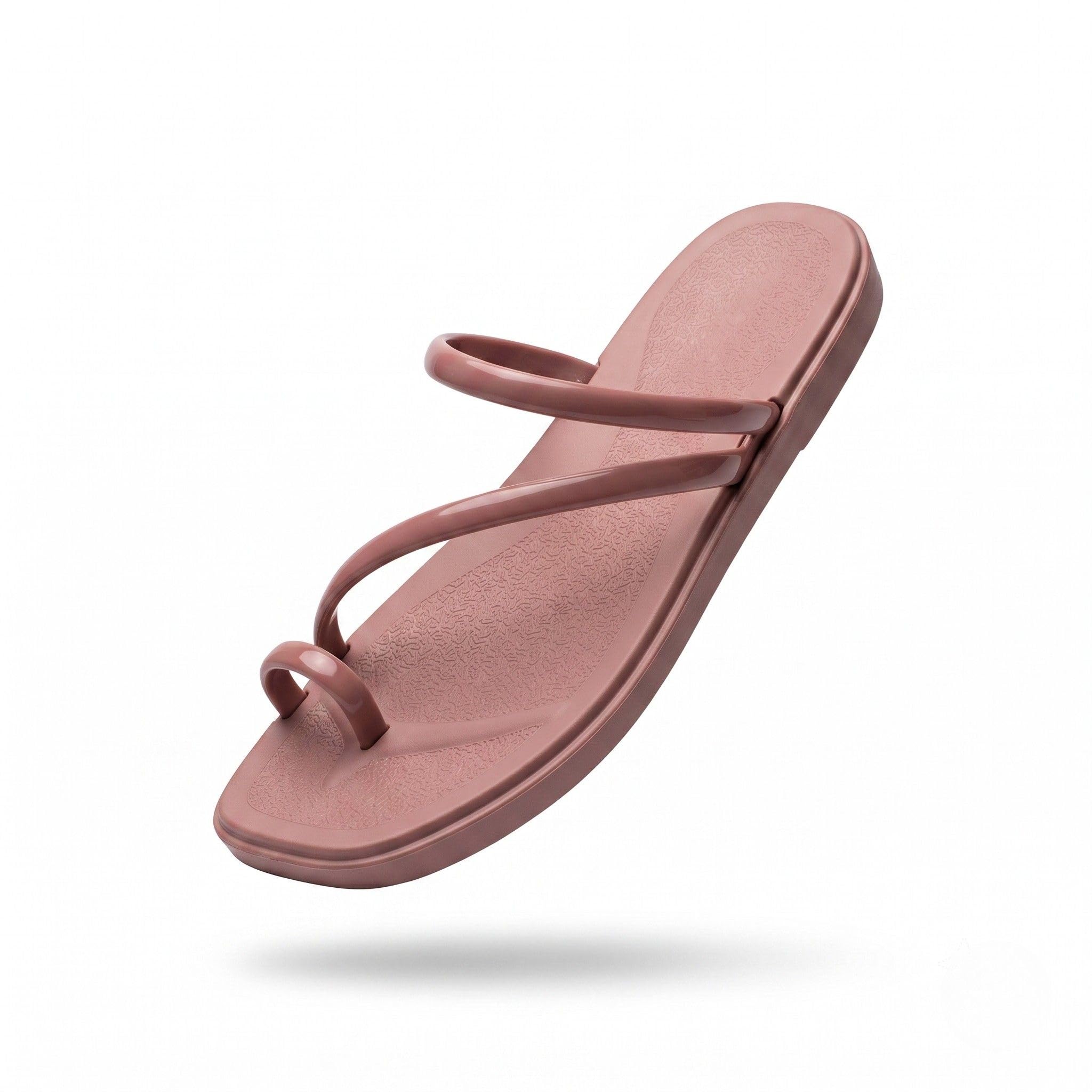 Women's Soft EVA Bow Slide Slippers | Lightweight Cushioned House Slippers | Anti-Slip Indoor & Outdoor Comfort Slides for Women | Pink-image-48