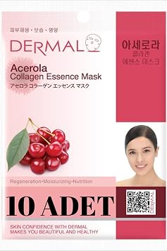 Dermal Yenileyici, Nemlendirici, Besleyici Barbados Kiraz   zl  Kolajen Maske X10