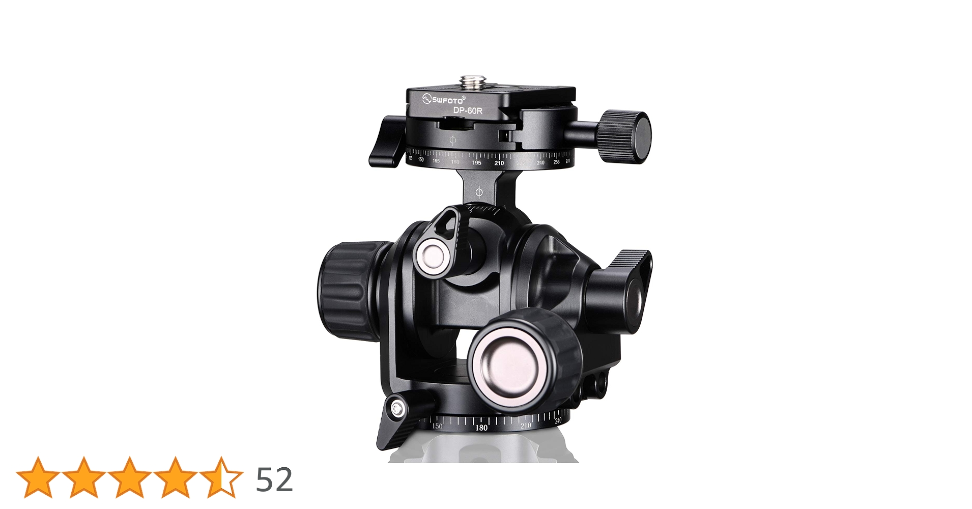 SWFOTO GH-PRO ギア雲台 三脚 パノラマ雲台 Amazon | SWFOTO GH-PROギア雲台三脚パノラマ雲台耐荷重5KGまで