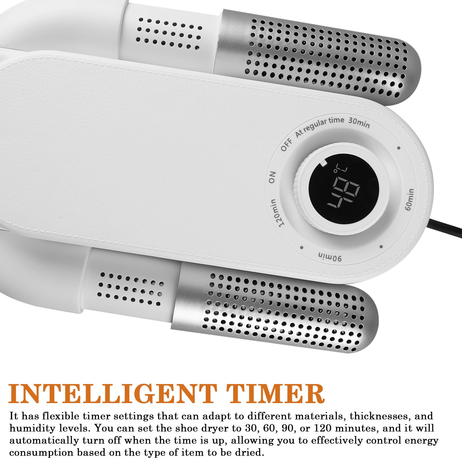 Asciugascarpe Elettrico Pieghevole - Timer Intelligente, Asciugatura Rapida - Foto 3