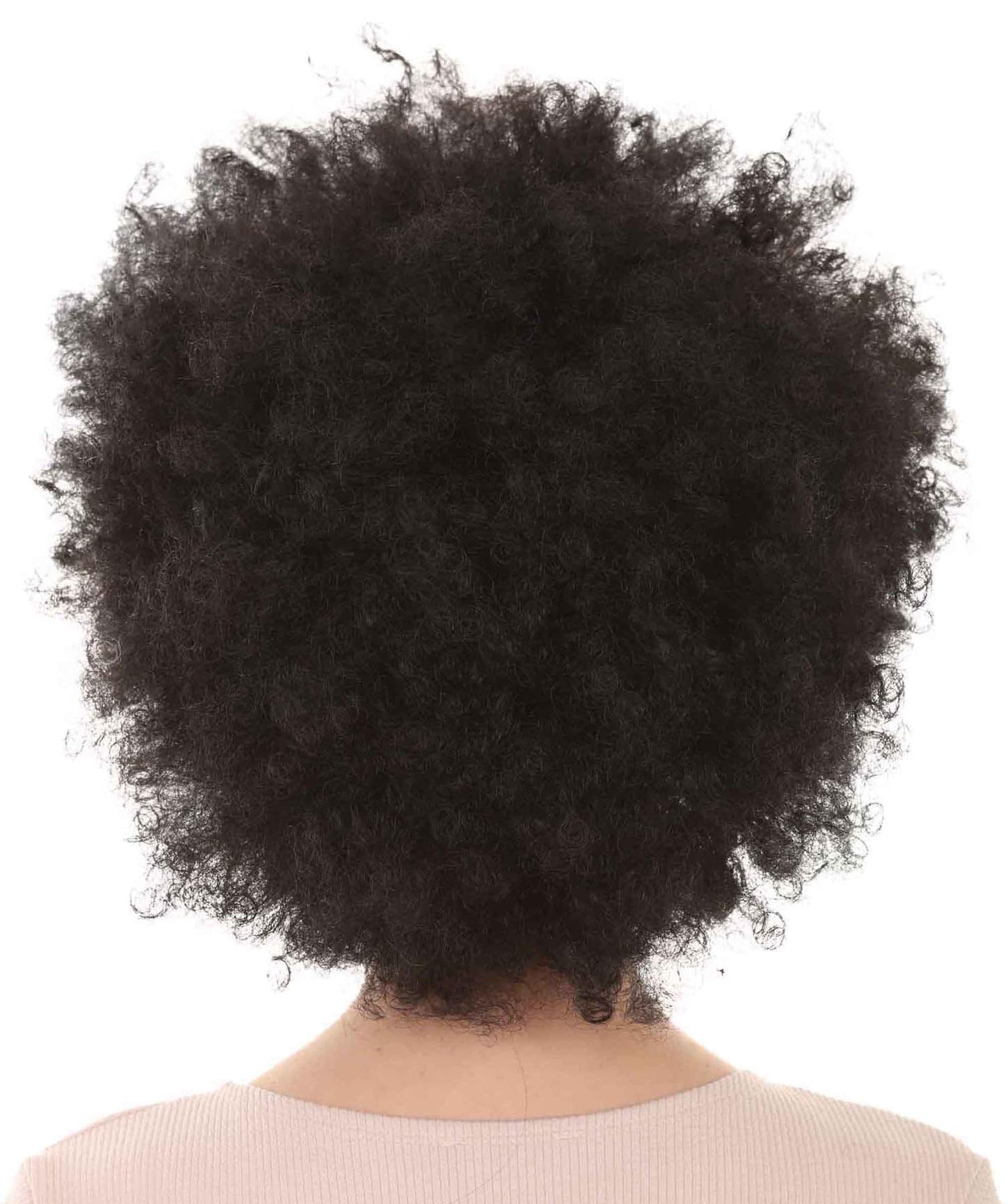 HPO Afro Clown Unisex Wig - Super Size Jumbo Party Halloween Wig (Black) - Image 4