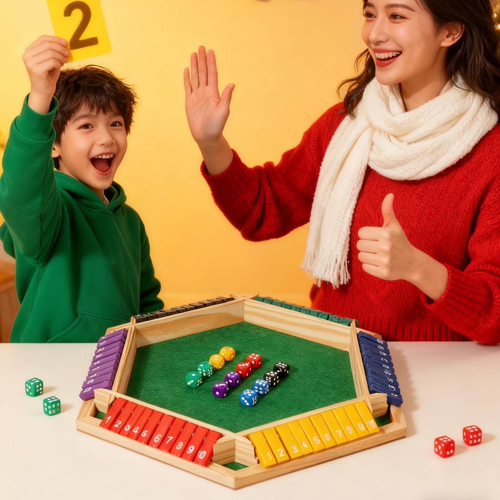 Gioco da Tavolo Multifunzionale strategia familiare Woold Set intrattenimento didattico Portatile per Feste e Giochi società per Uso in Classe