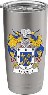 Fuentes Coat of Arms - Family Crest Stainless Steel Insulated Tumbler