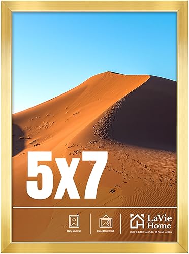 Miniatura 139 de LaVie Home Marco de fotos de 2 x 3, marco de fotos negro de 2 x 3 con plexiglás HD, marco de visualización de 2 x 3, 1 paquete, colección clásica