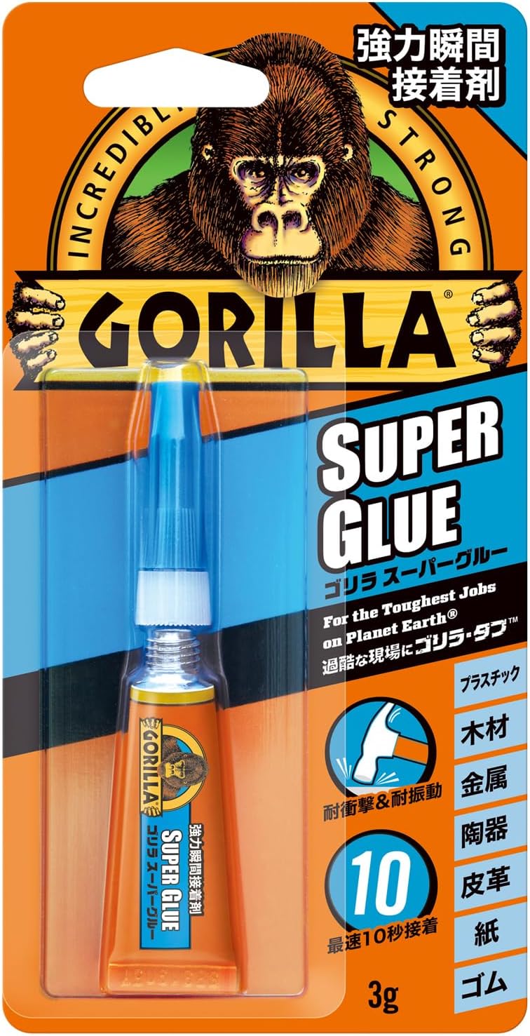 KURE(呉工業) ゴリラ スーパーグルー 3g 強力瞬間接着剤 1771