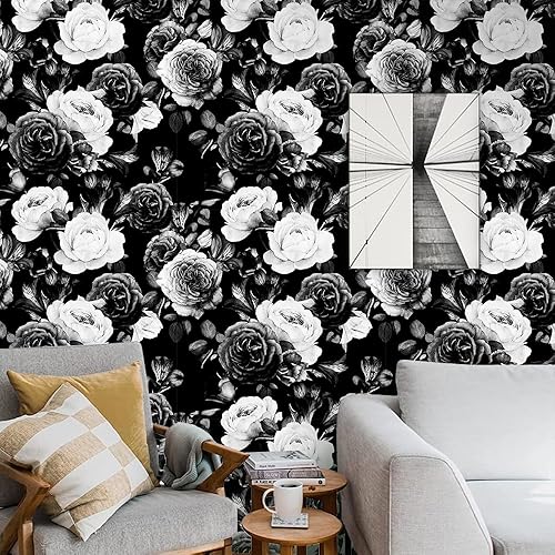 Miniatura 2 de Papel tapiz autoadhesivo para dormitorio, sala de estar, viento neutro, 17.71 x 236.2 pulgadas