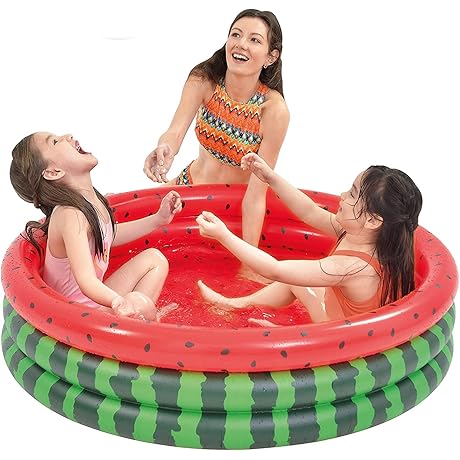 Kiddie Pool Inflatable Baby Swimming Pool, Small Infant Pools for Outside