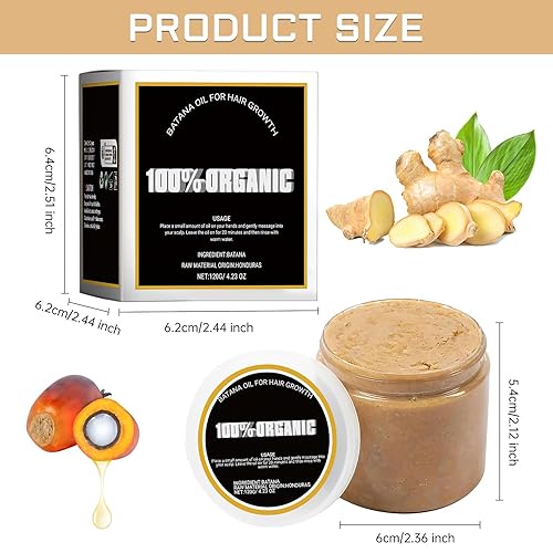 Miniatura 7 de Divine Vitals - Aceite de Batana para el crecimiento del cabello, aceite orgánico para el crecimiento del cabello, trata el cabello seco, adecuado