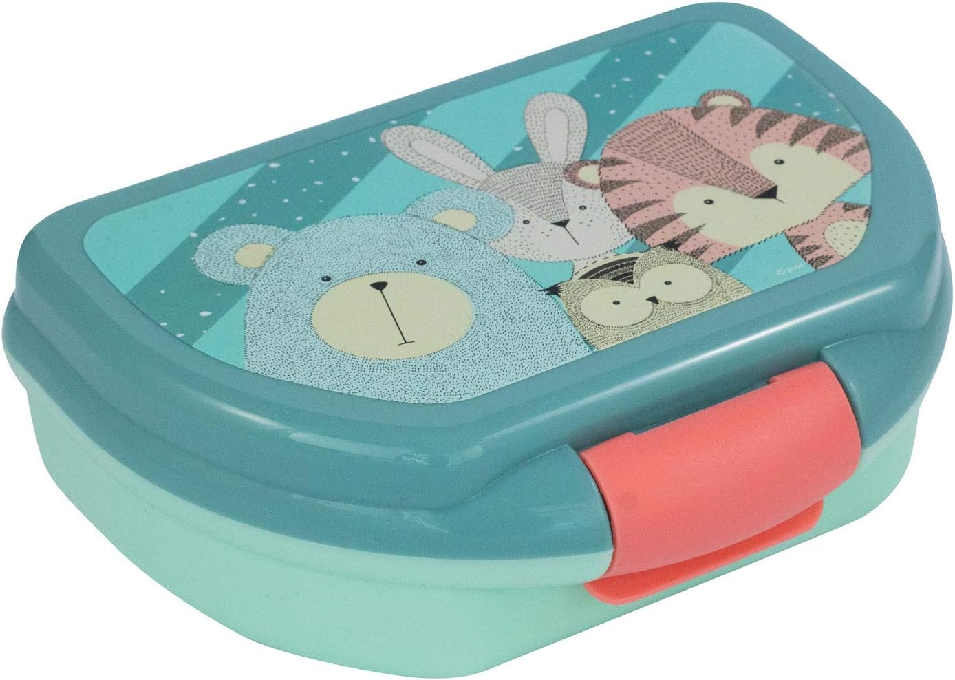 p:os p:os Nordic Crew Brotdose für Kinder mit einem Fach, Lunchbox aus