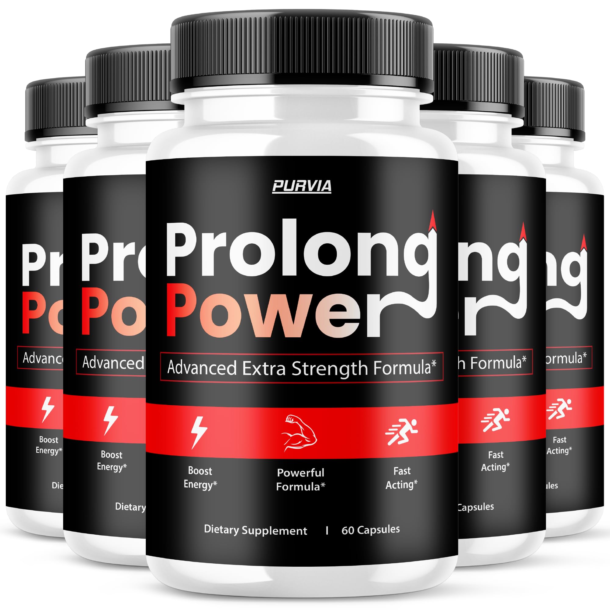 (5 Pack) Prolong Power Pills - Official Formula - Prolong Power Capsules Advanced Strength Formula Overall Wellness Prolong Powder Pills Supplement, Maximum Wellness ProlongPower (300 Capsules)