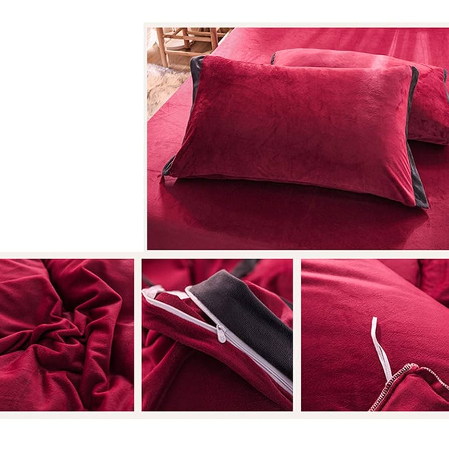 Rady ワインレッド シングルカバーピローカバーセット Rady ワインレッド シングルカバーピローカバーセット Rady