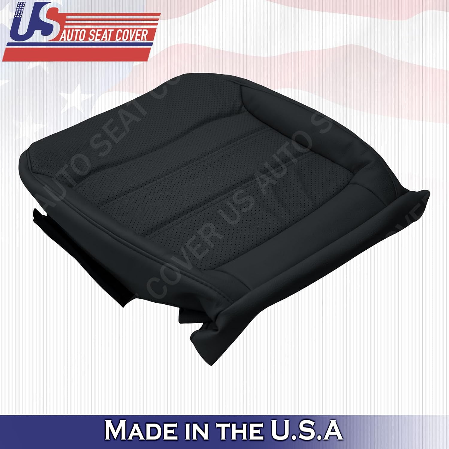 2015 2016 2017 fits fits Volkswagen Passat Right Bottom Leather Seat Cover Black