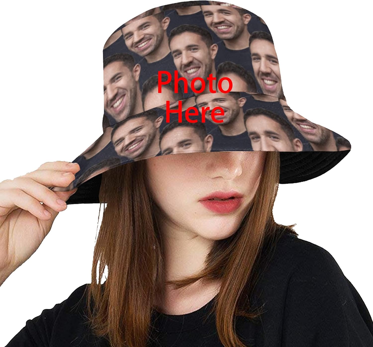Custom Hats for Men or Women Design Your Own Photo Personalized Face All Over Print Baseball Cap