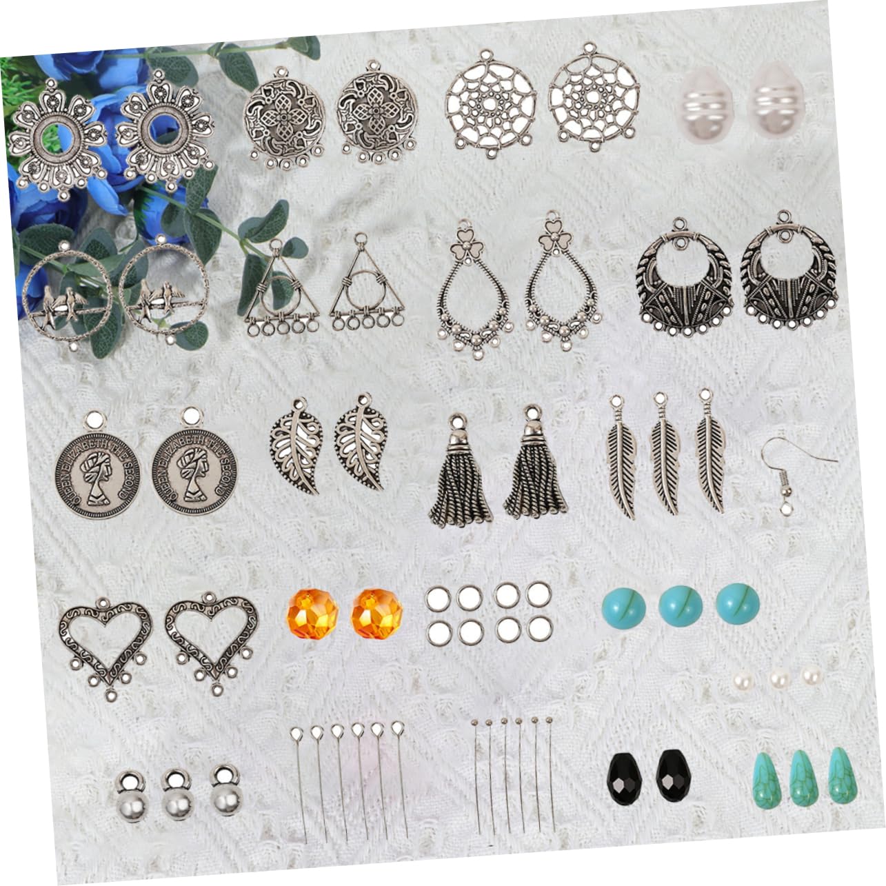 DIYEAH Kit Fai Da Te Per Orecchini Accessori Per Creazione Orecchini Fai Da Te Con Pinze Per Artigiana
