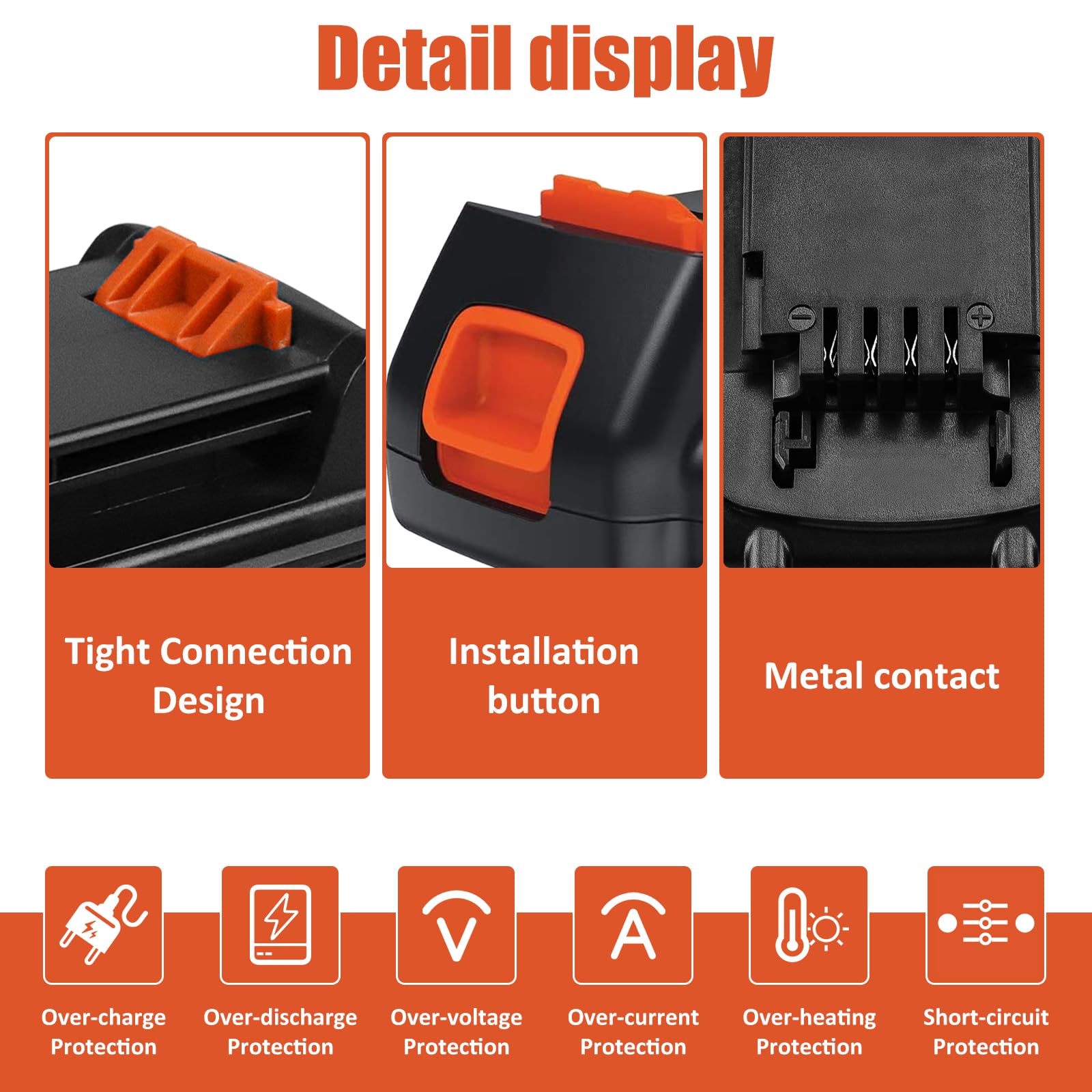 2pcs 3000mAh 18V Batteria di ricambio per Black Decker 18V Batteria BL1518-XJ BL2018-XJ LB20 LBXR20 LBX20 LBXR2020-OPE-2 LBXR20B LB2X4020 LST220