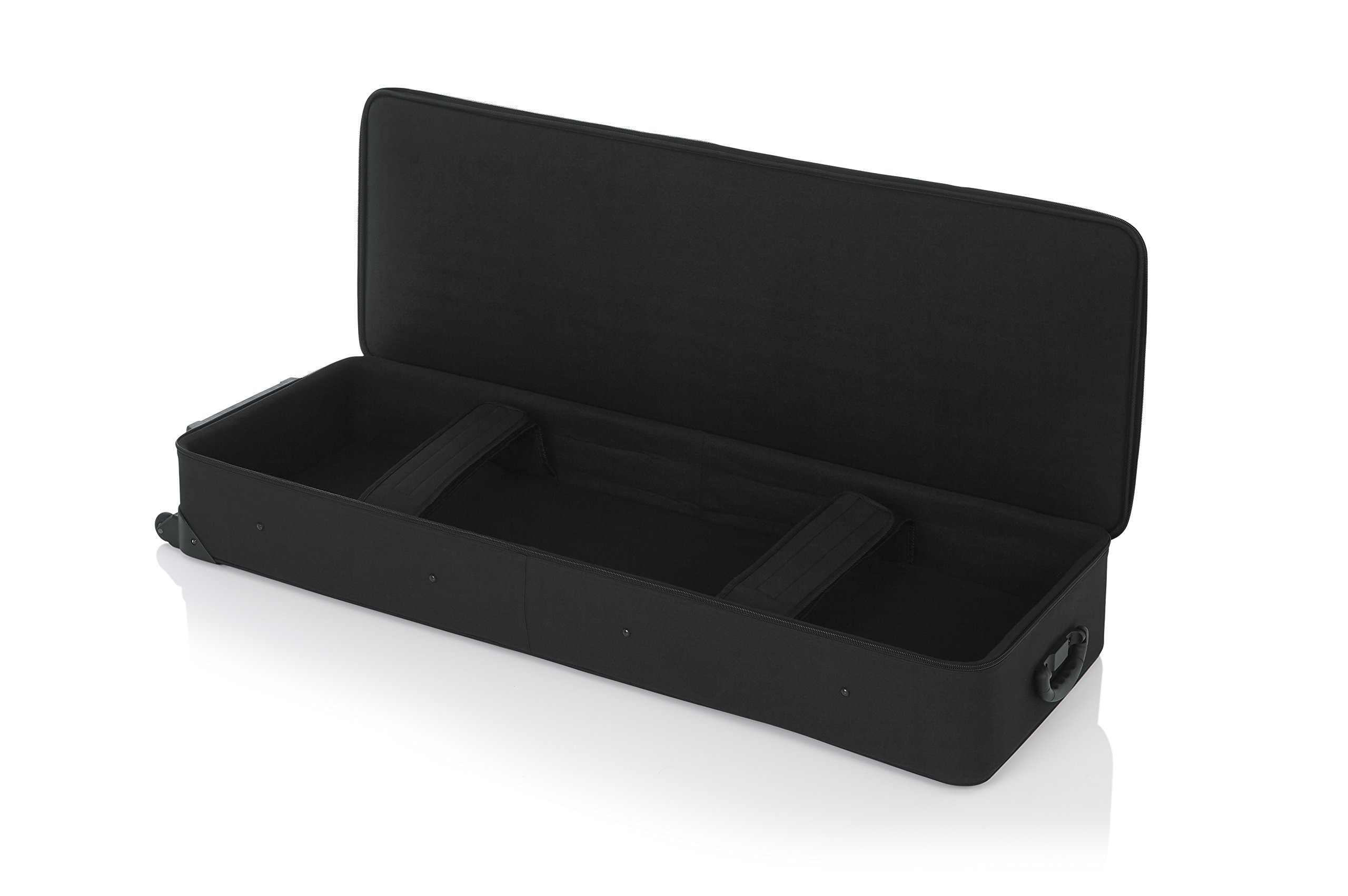 Gator Cases Estuche Ligero para Teclado con Mango Extraíble y Ruedas; Se Adapta a Teclados de 76 Notas (GK-76)