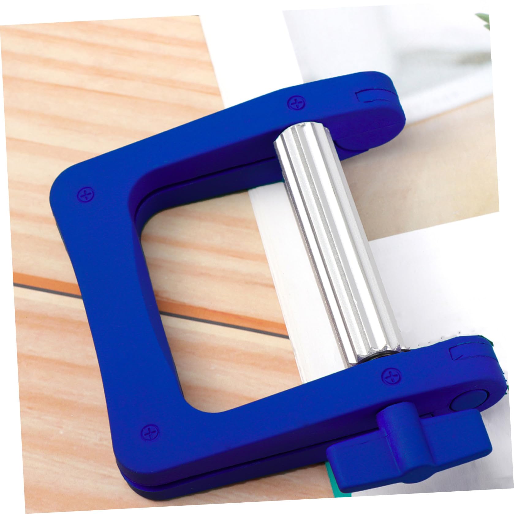 2St spart Zahnpastaständer Zahnpastatubenquetscher Metallbügel Handrollenspender für Zahnpasta Zahnpasten drehbarer Ständer Zahnpastapresse Zahnpasta-Extruder Creme färben Suite