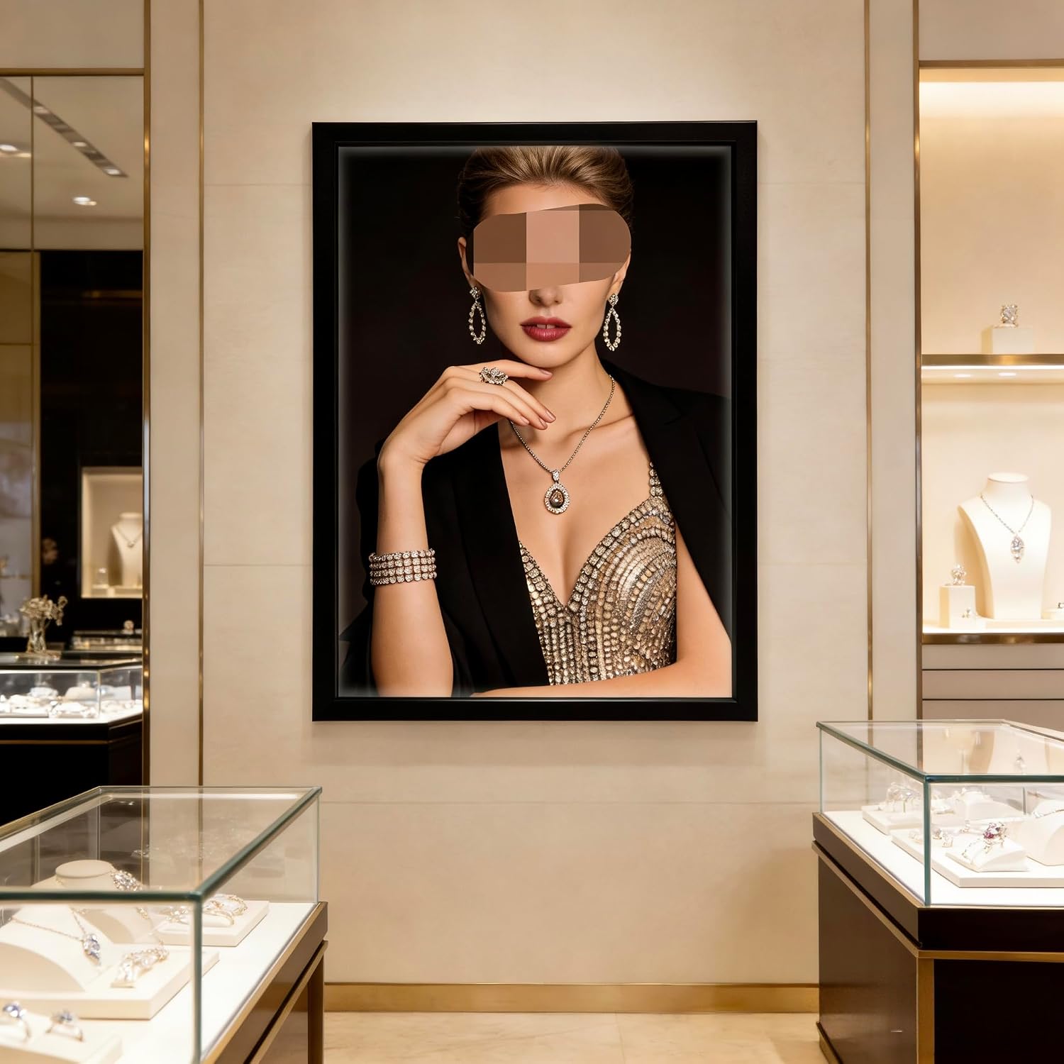 24 * 33in LED Poster Frame Movie Ad Board Wall Art Light Box Photo Frame for Posters, Cinema, Menus, Pictures, Digital Signage Display, Lighted Theater Advertising Signs, Store-Black