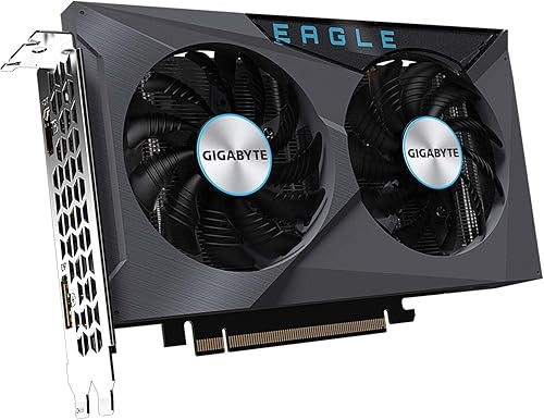 Miniatura 2 de GIGABYTE Tarjeta gráfica Radeon RX 6500 XT Eagle 4G, sistema de refrigeración WINDFORCE 2X, 4GB 64-bit GDDR6, tarjeta de video GV-R65XTEAGLE-4GD