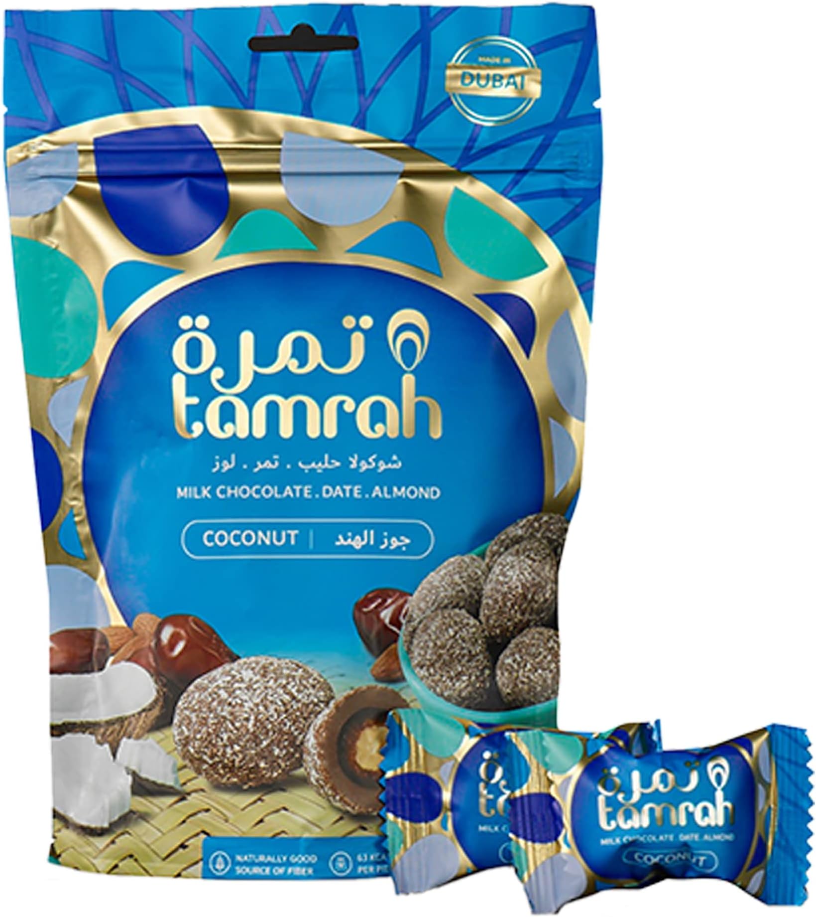 Tamrah Coconut Chocolate Zipper bag 100 grams