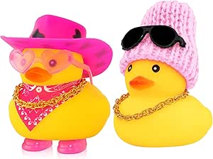 Wonuu Rubber Duck Toy Car Decoration Ornaments Duck Car Dashboard