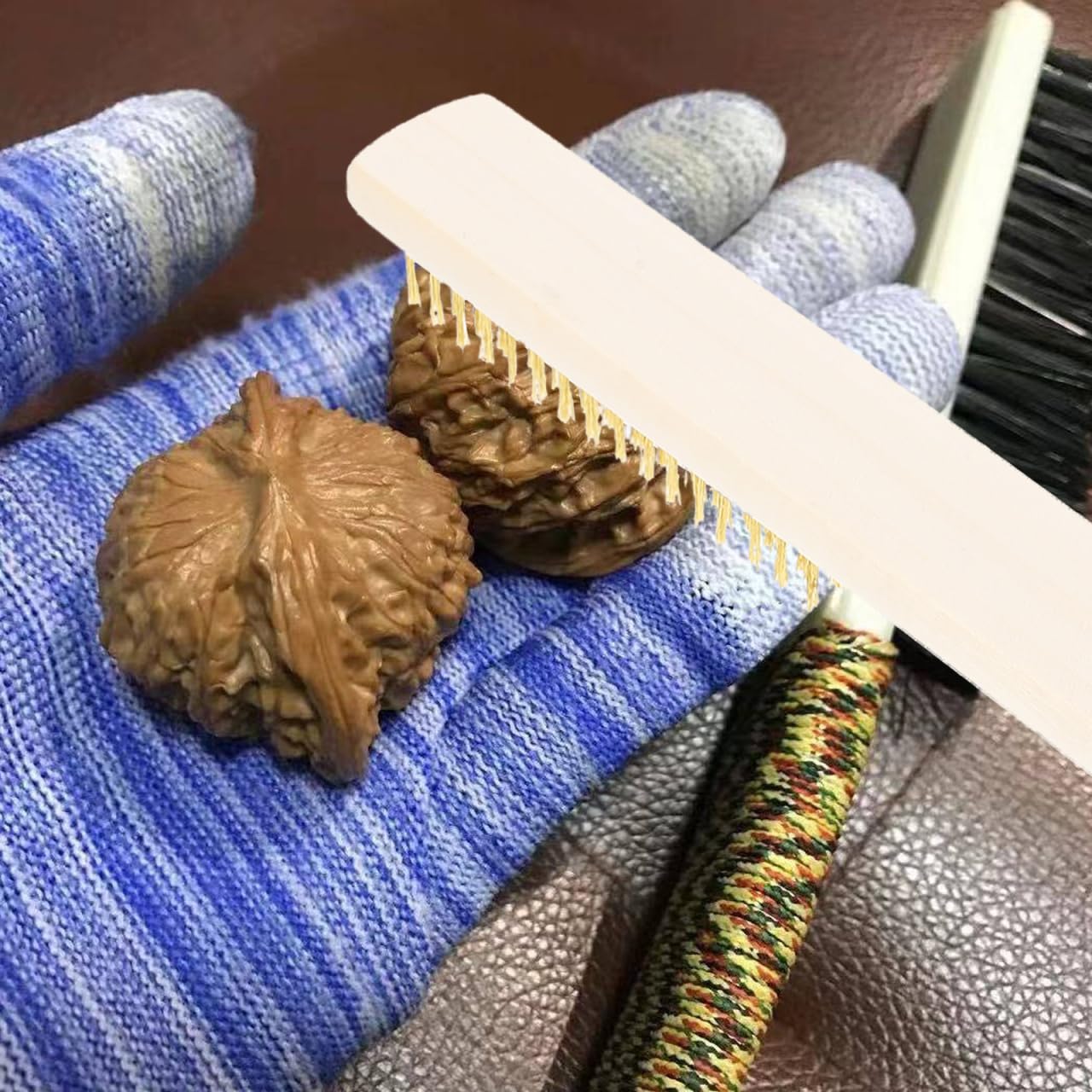 3Pcs Portable Wire Brushes with Handle Brush for Rust Removal Cleaning and Maintenance Wire for Cleaning Rust and Dirt