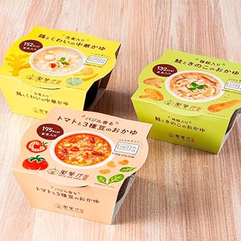 Amazon | 粥餐庁_カップ粥 (ご自宅用：12個入(3種×4個)) お粥