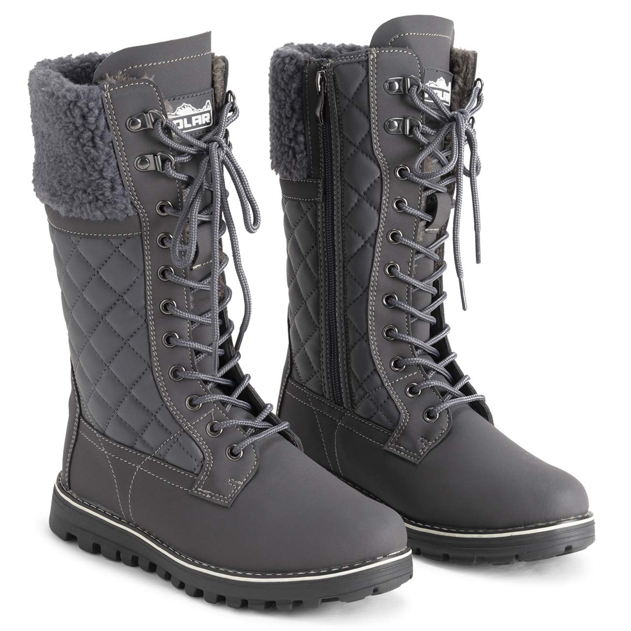 Polar Mujer Nieve Durable Al Aire Libre Térmico Invierno Calentar Impermeable Mitad De La Pantorrilla Botas