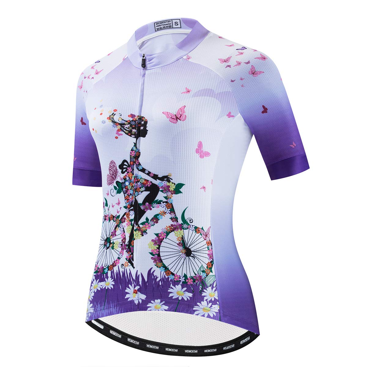Cycling Jerseys Women Bike Shirts Short Sleeve Bicycle Clothes Breathable Stretch Labric Bicycle Uniforms