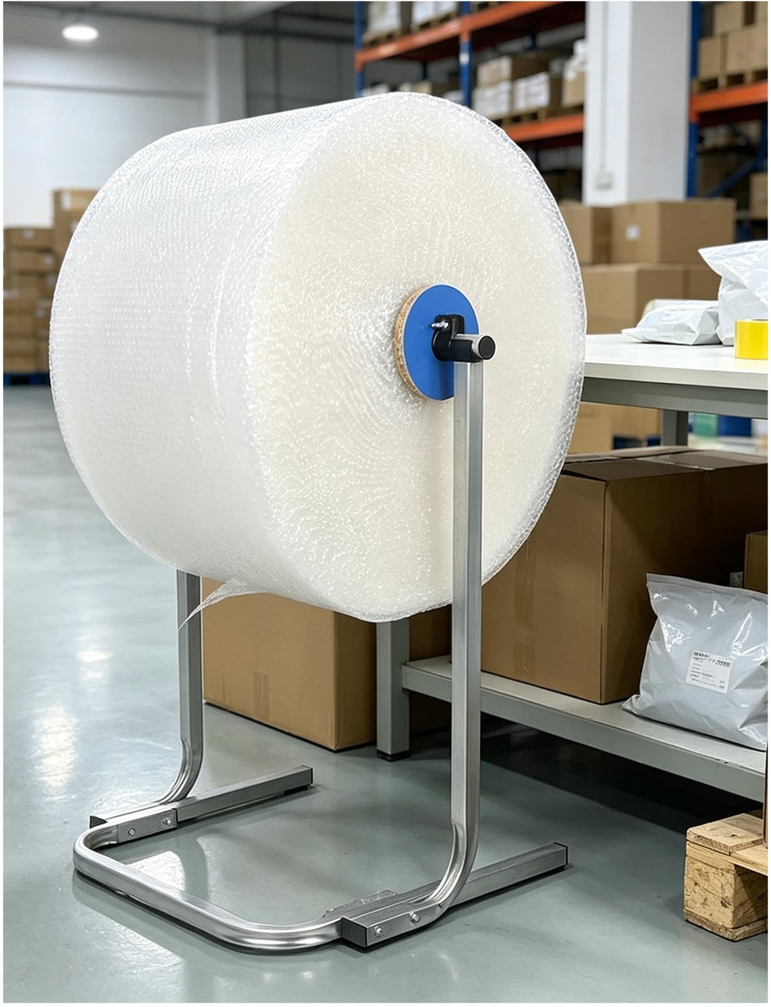 Luftpolsterfolienrollenhalter, Robuster Manueller Verpackungsspenderständer