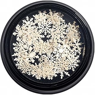 Nail Charm Box New Christmas Wood Pulp Flake Ultrathin Snowflake Sequin Computer Chip Nail Stick Snowflake Wood Pulp Flake Nail Ornament Glitter Set Sparkly Nails Glitter Powder