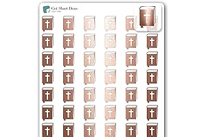 54 Foil Planner Stickers for Enriching Bible Study