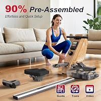 VOWVIT OR3 Mágneses Evezőgép Bluetooth Monitorral, 16 Fokozat, 160kg Terhelhetőség 6